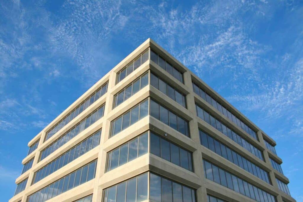 Investor reviewing commercial property documents